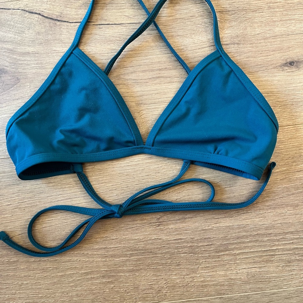 Jolyn Clothing Peacock Triangle Top